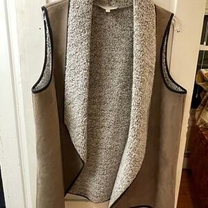 Talbots faux Suede Vest